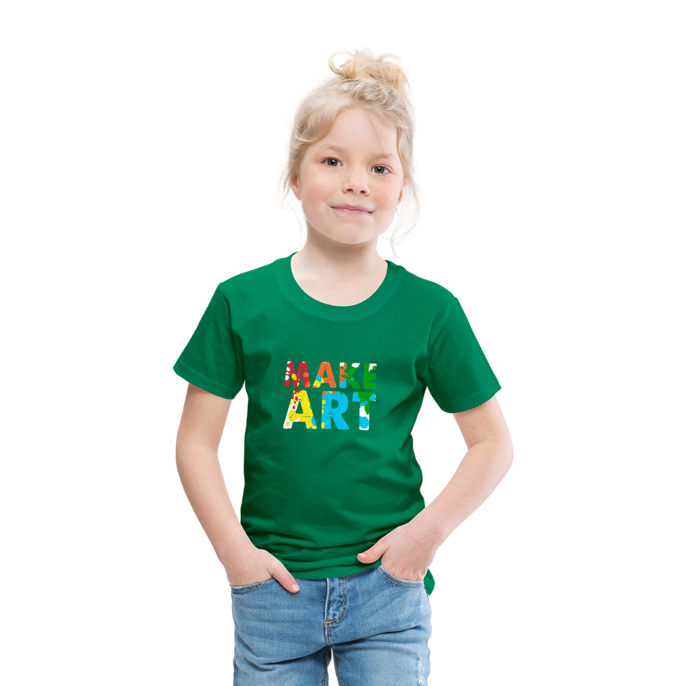 Maglietta Premium per bambini | Spreadshirt | Make Art - verde kelly