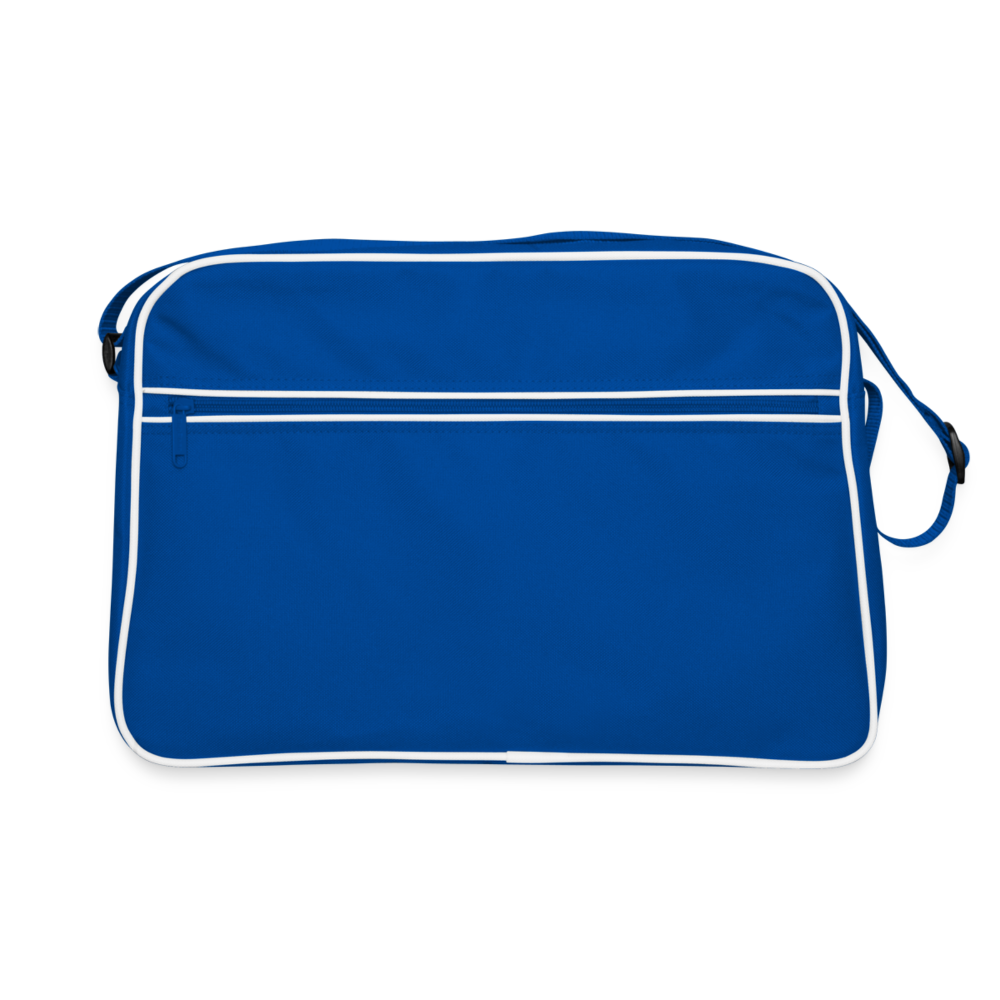 Borsa retrò | BagBase - blu/bianco