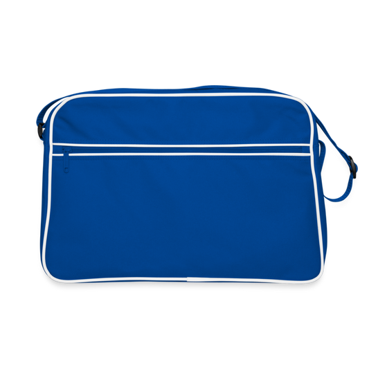 Borsa retrò | BagBase - blu/bianco