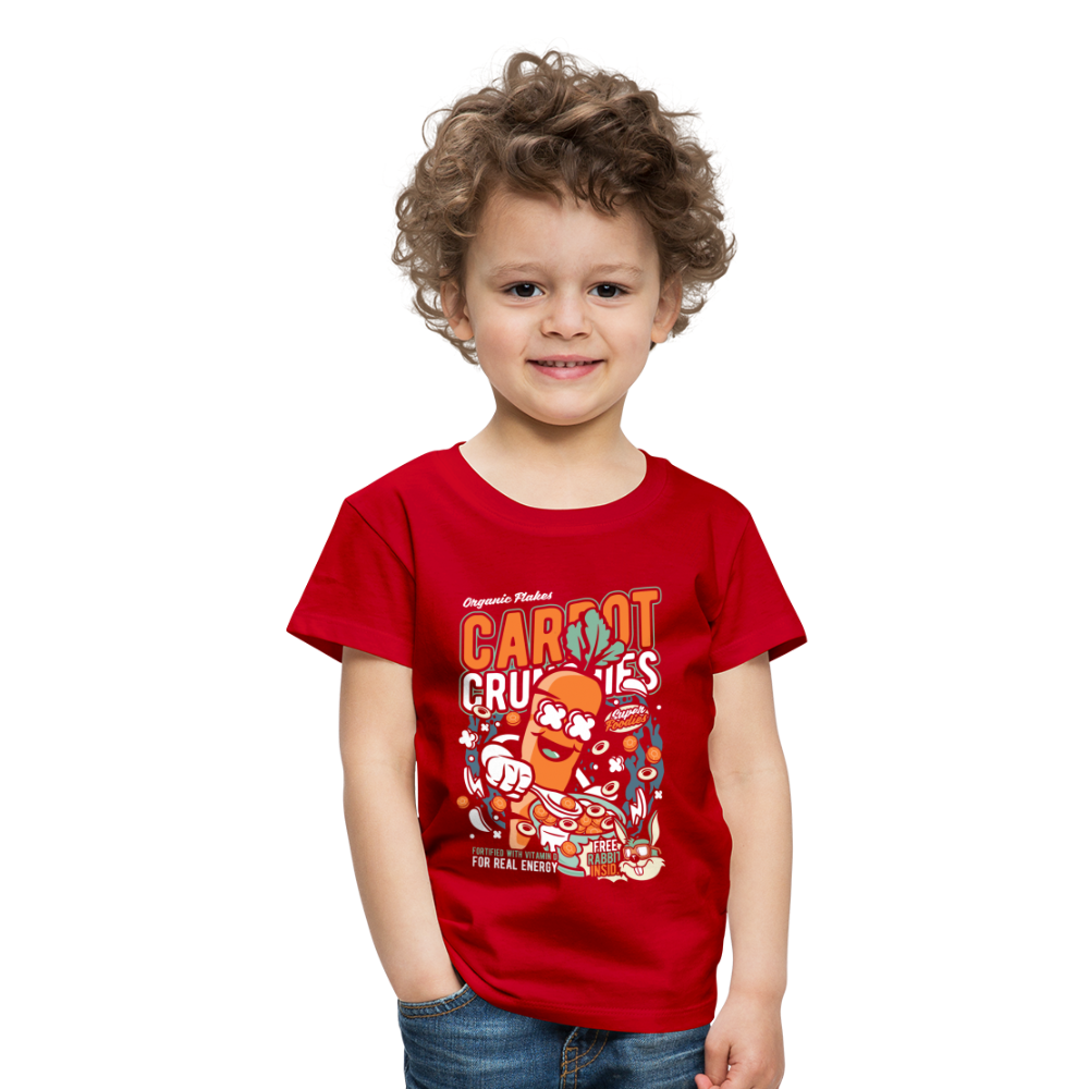 Maglietta Premium per bambini | Spreadshirt | Carrot Crunchies - rosso