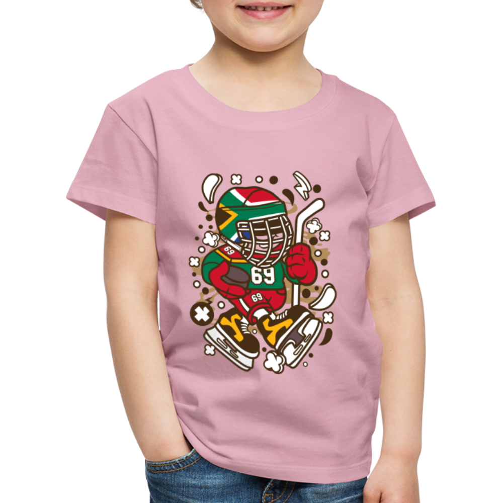 Maglietta Premium per bambini | Spreadshirt | Hockey Kid - rosa chiaro