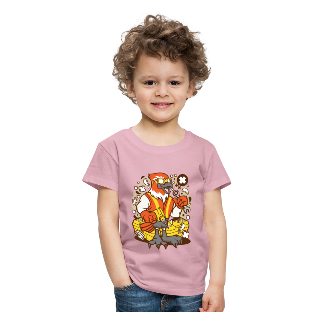 Maglietta Premium per bambini | Spreadshirt | Bird Mechanic - rosa chiaro