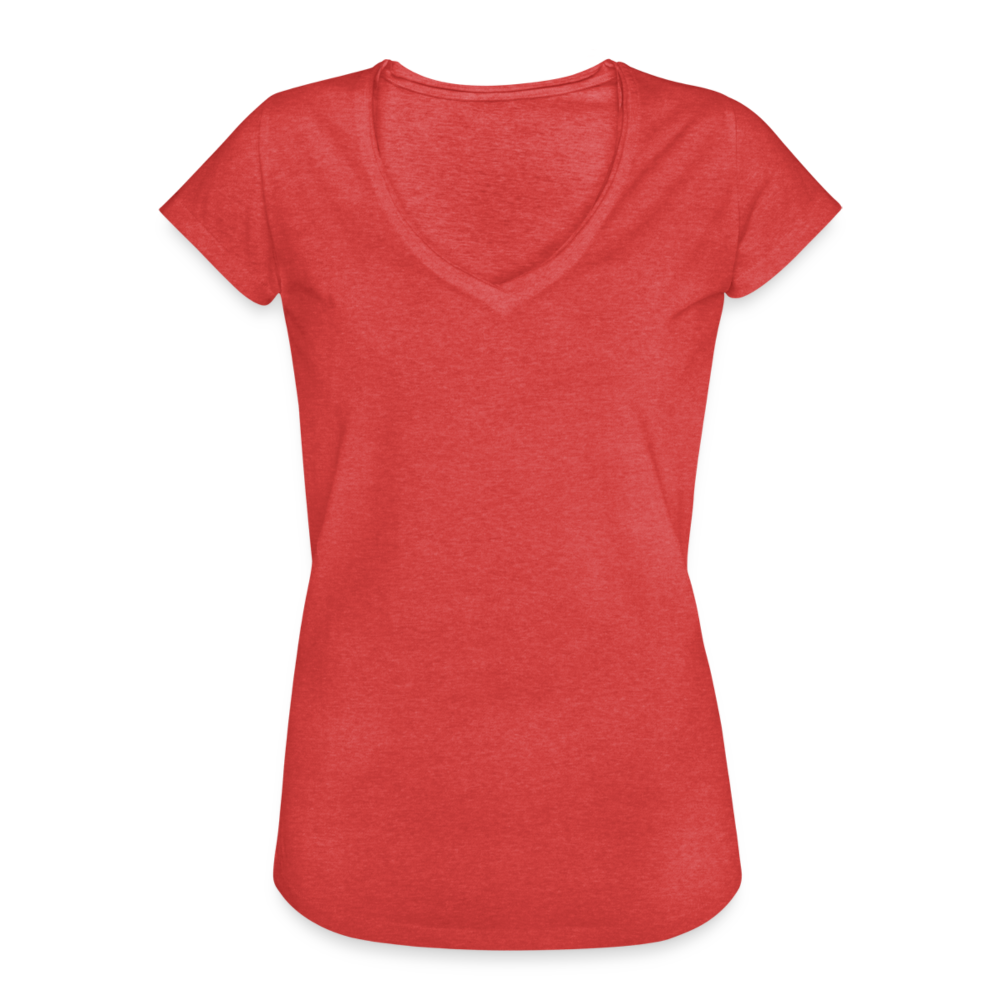 Maglietta vintage donna | Spreadshirt - rosso melange