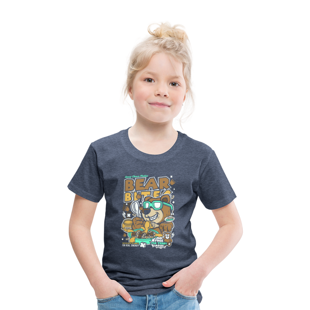 Maglietta Premium per bambini | Spreadshirt | Bear Bites - bluastro