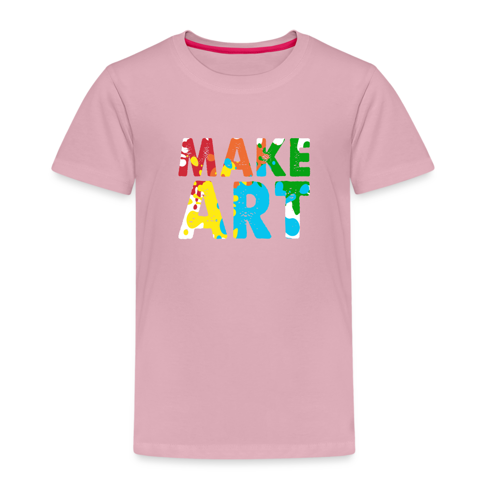 Maglietta Premium per bambini | Spreadshirt | Make Art - rosa chiaro