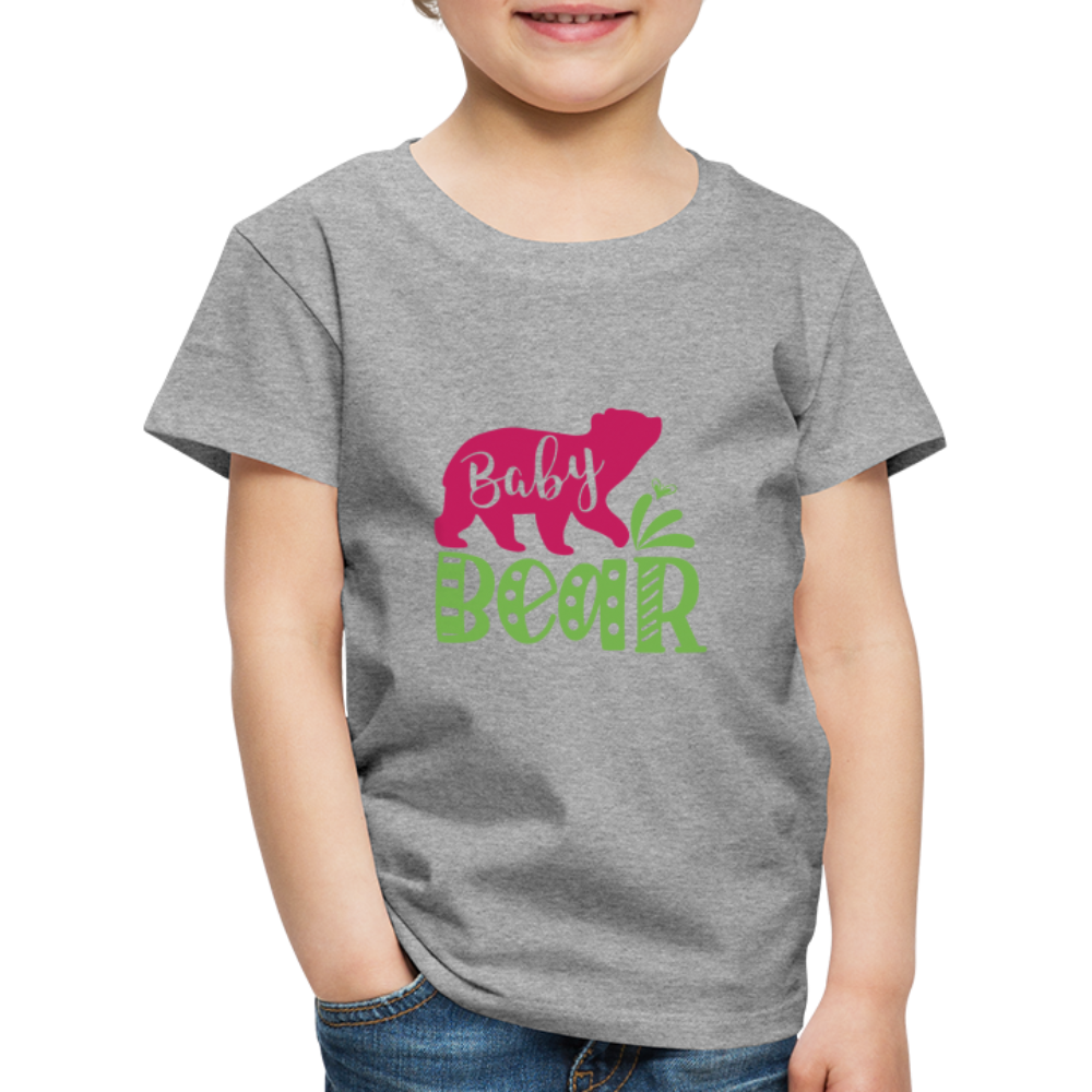 Maglietta Premium per bambini | Spreadshirt | Baby Bear - grigio melange