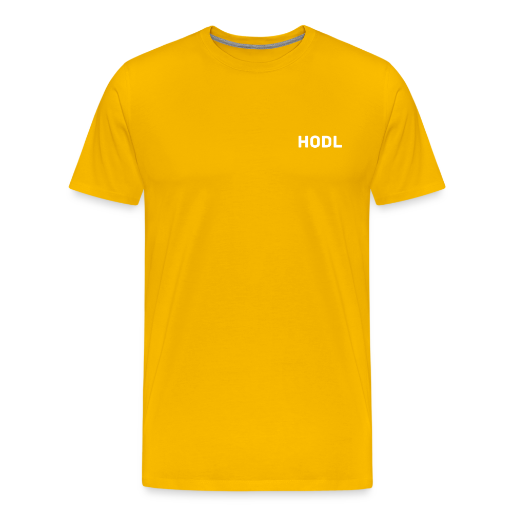 Maglietta Premium da uomo | Spreadshirt | BTC#1 - giallo sole