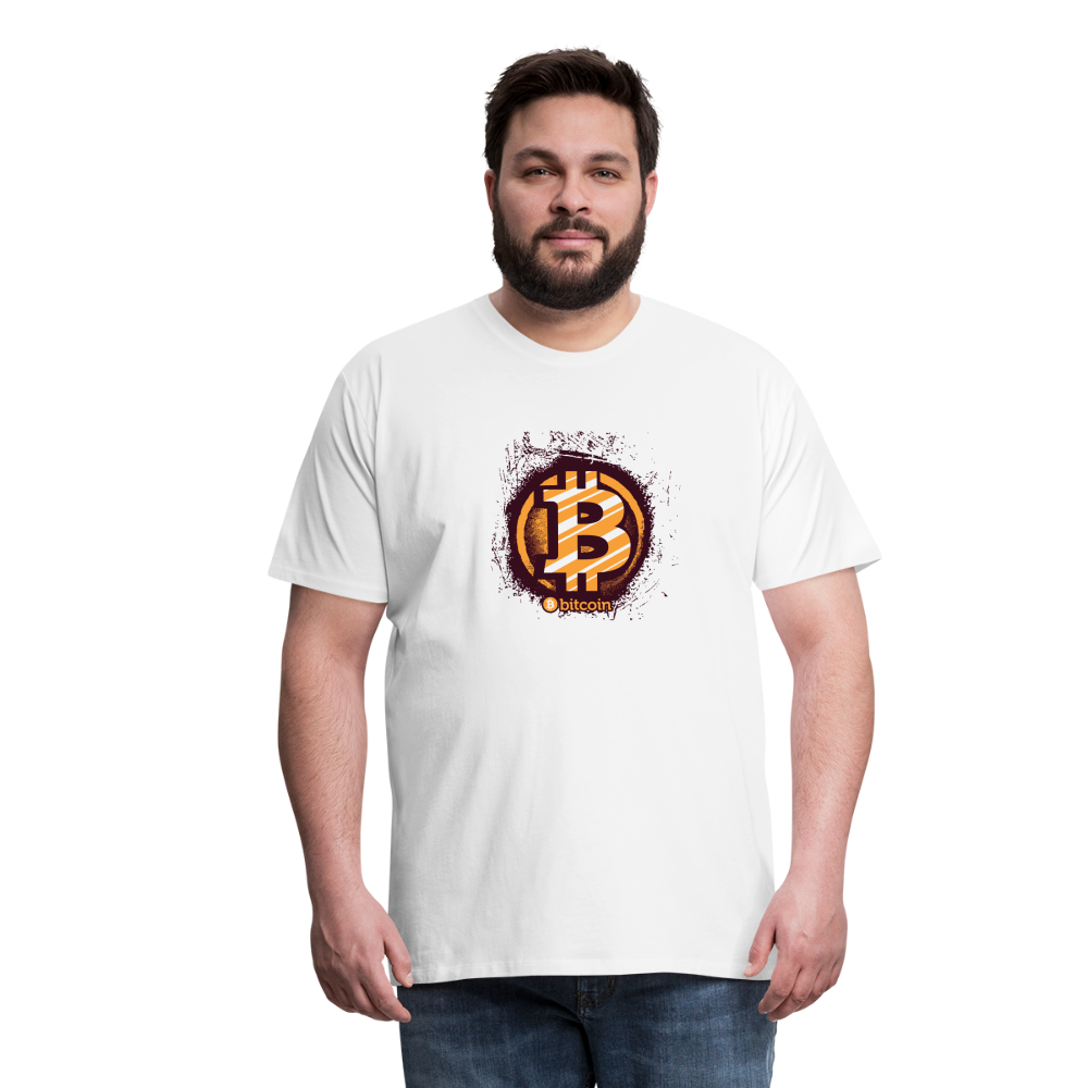 Maglietta Premium da uomo | Spreadshirt | BTC #1 - bianco