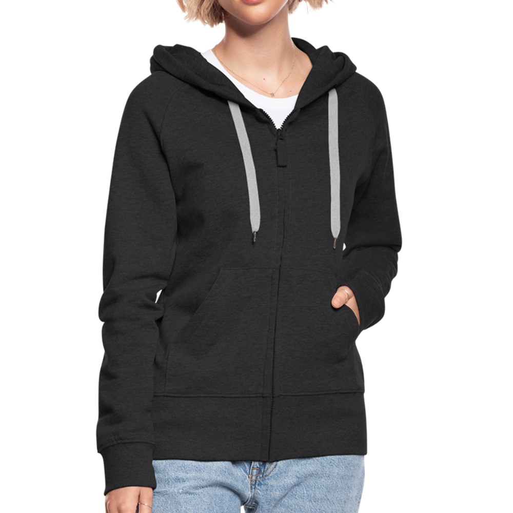 Giacca Felpata con zip premium da donna | Spreadshirt - nero