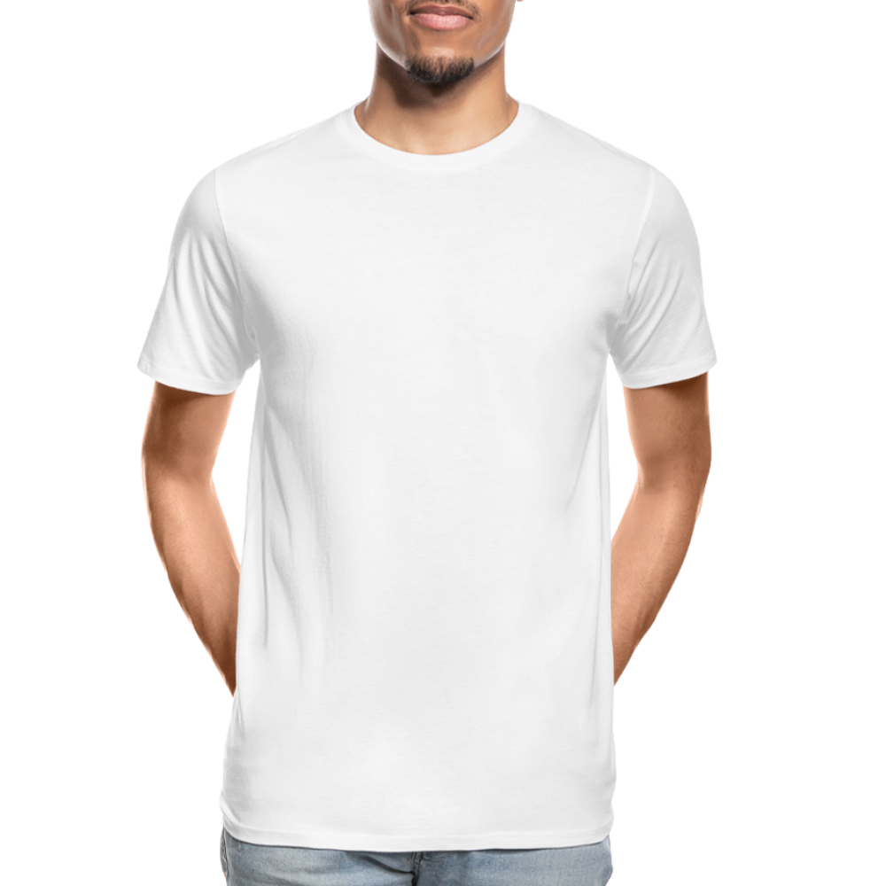 Maglietta ecologica premium da uomo | Spreadshirt - bianco