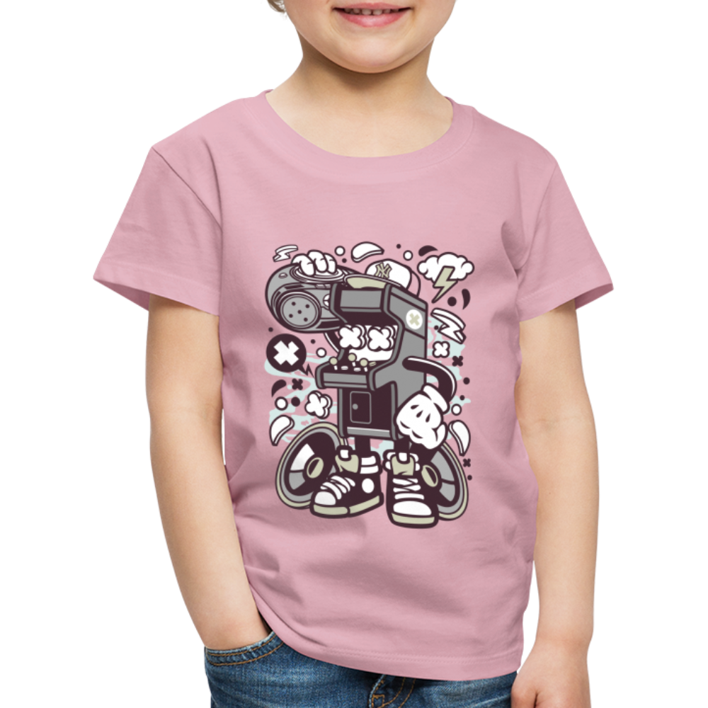 Maglietta Premium per bambini | Spreadshirt |  Arcade Game Boombox - rosa chiaro