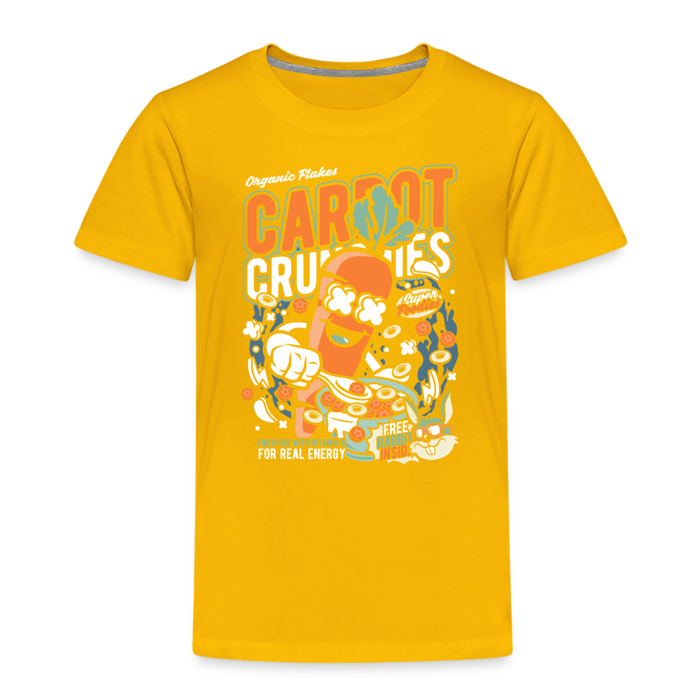 Maglietta Premium per bambini | Spreadshirt | Carrot Crunchies - giallo sole