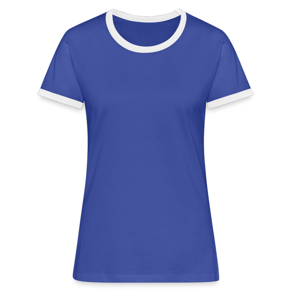 Maglietta Contrast da donna | Spreadshirt - blu/bianco