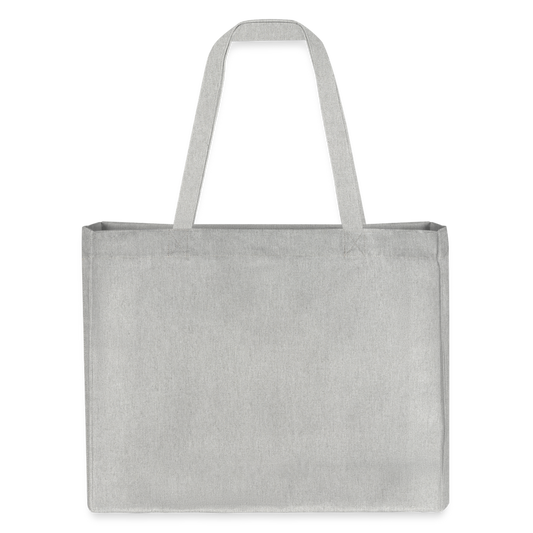 Borsa shopping in tessuto riciclato | Stanley/Stella - grigio melange