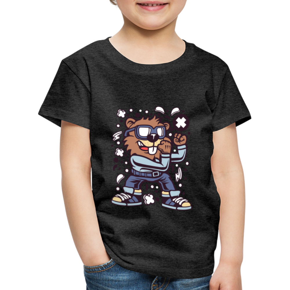 Maglietta Premium per bambini | Spreadshirt | Beaver Fighter - antracite