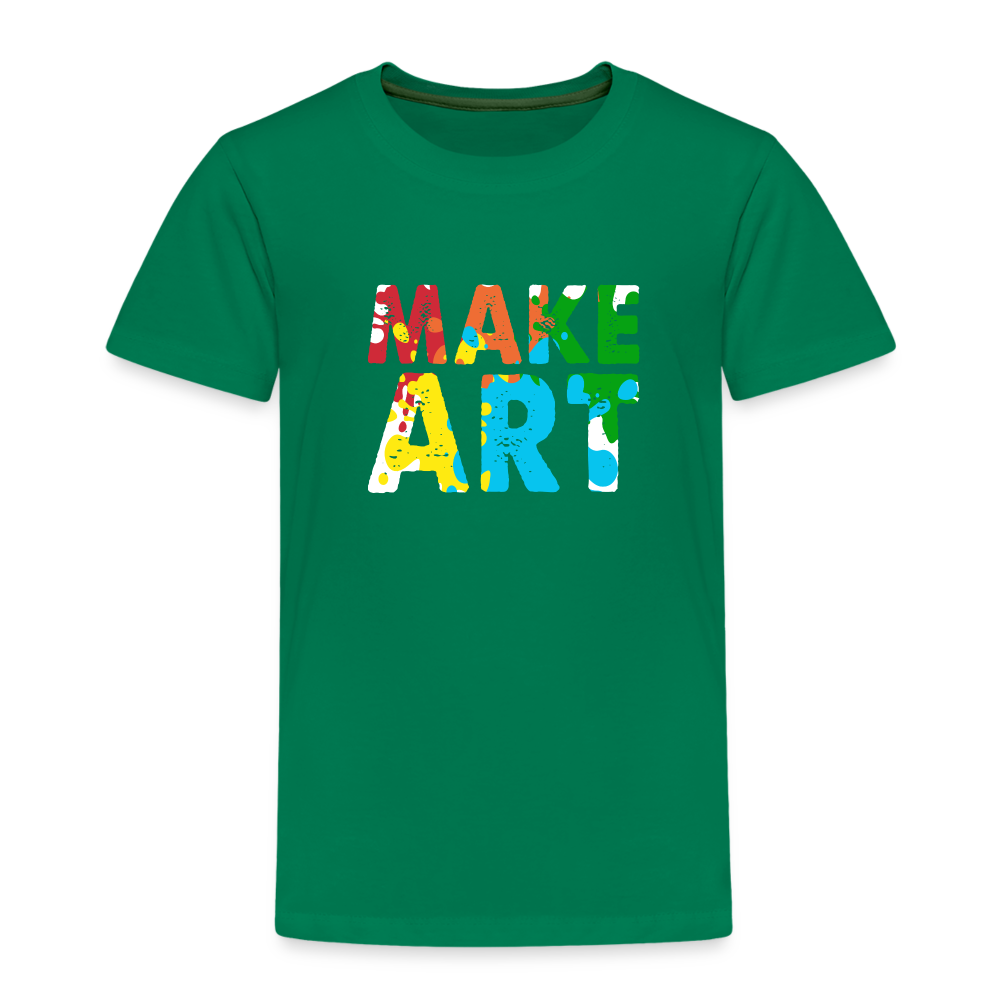 Maglietta Premium per bambini | Spreadshirt | Make Art - verde kelly