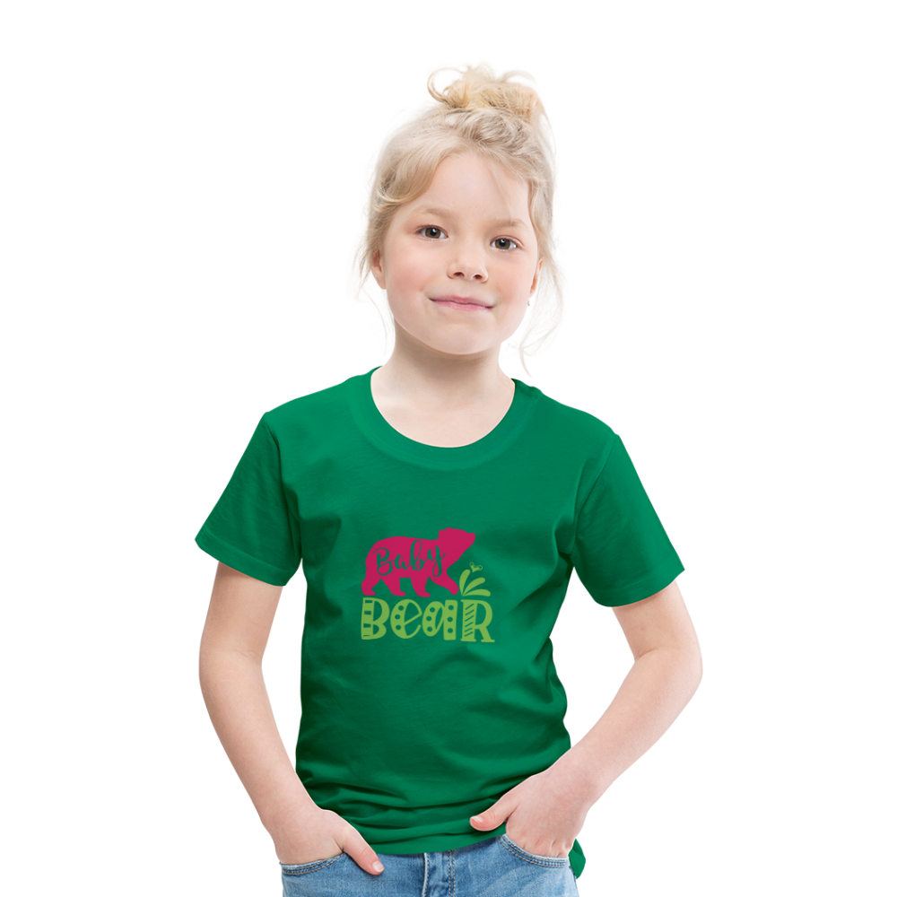 Maglietta Premium per bambini | Spreadshirt | Baby Bear - verde kelly