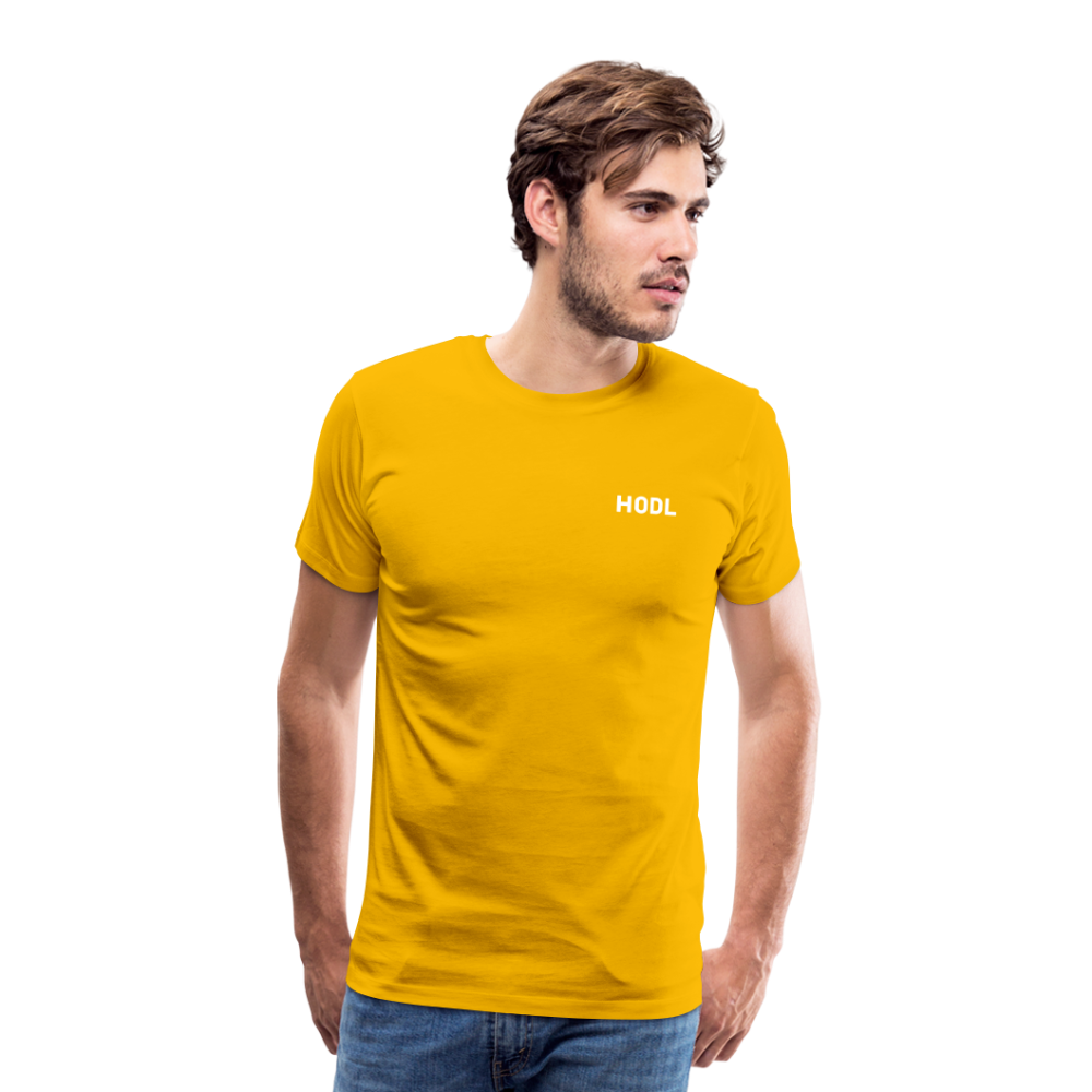 Maglietta Premium da uomo | Spreadshirt | BTC#1 - giallo sole