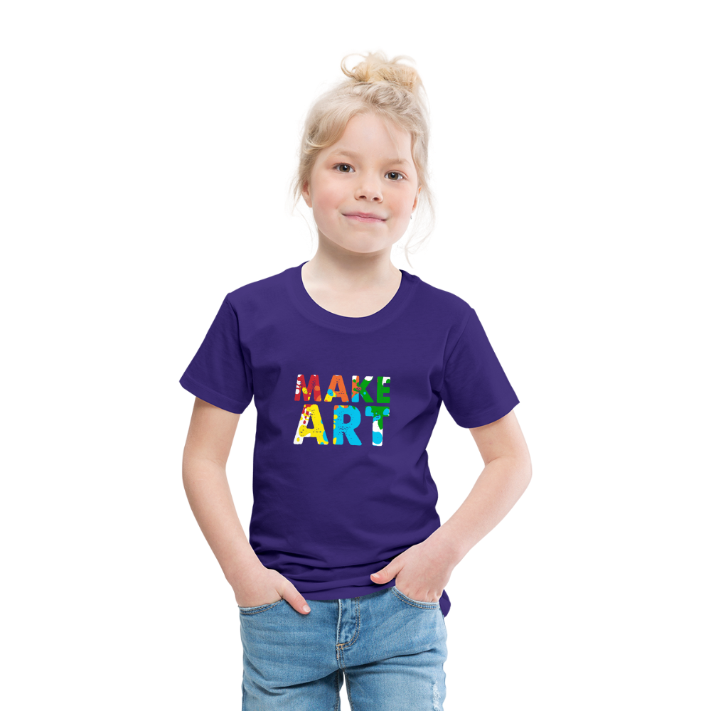 Maglietta Premium per bambini | Spreadshirt | Make Art - viola