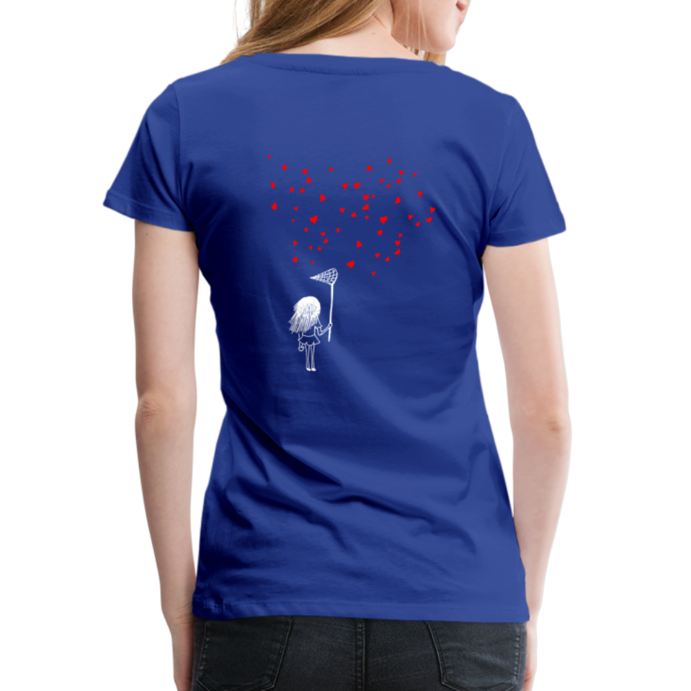 Maglietta Premium da donna | Spreadshirt | Collect Hearts - blue royal