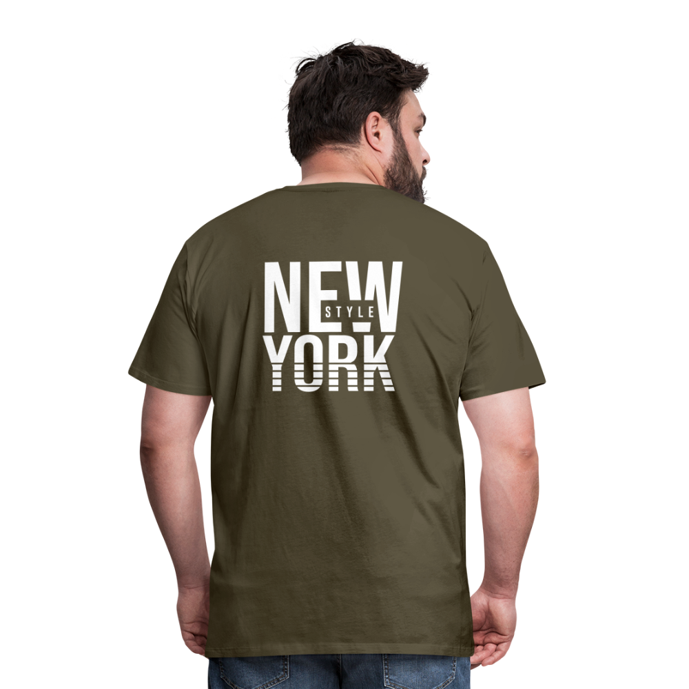 Maglietta Premium da uomo | Spreadshirt | New York Style - kaki