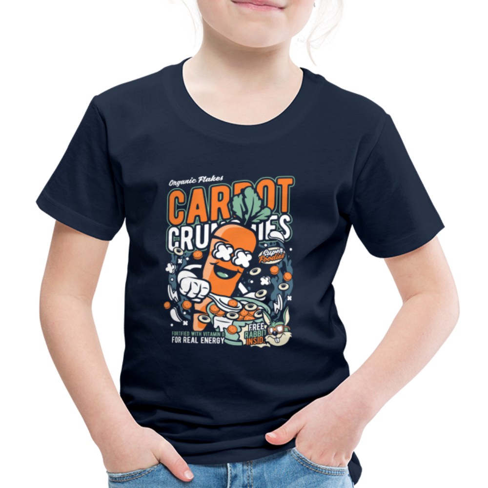 Maglietta Premium per bambini | Spreadshirt | Carrot Crunchies - navy