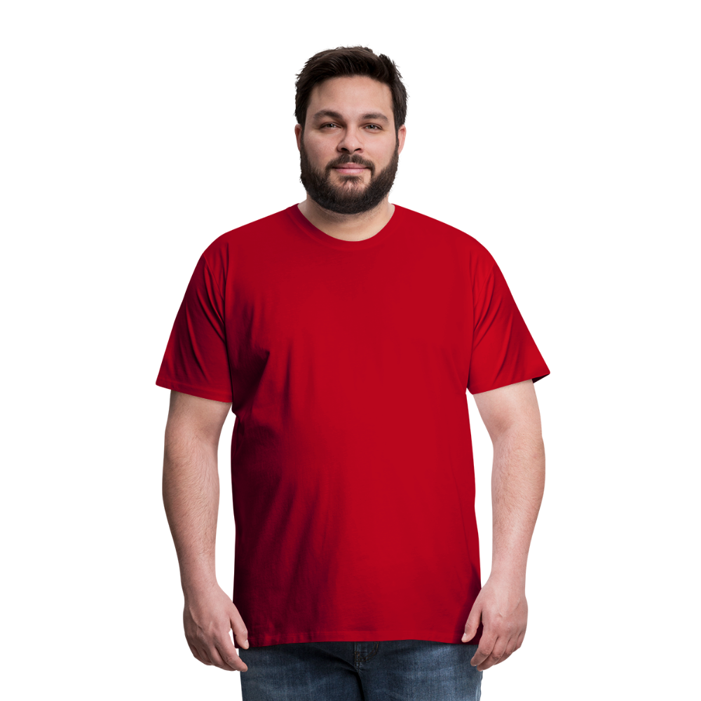 Maglietta Premium da uomo | Spreadshirt - rosso