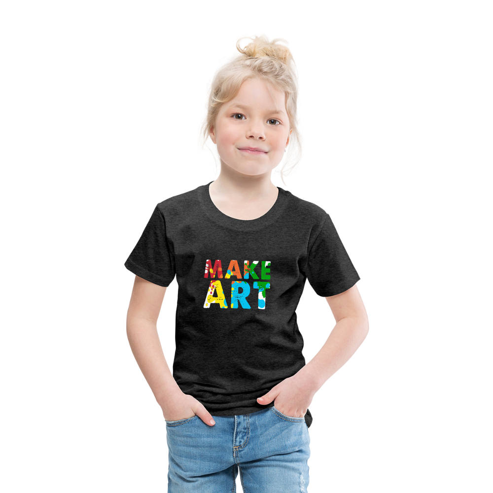 Maglietta Premium per bambini | Spreadshirt | Make Art - antracite