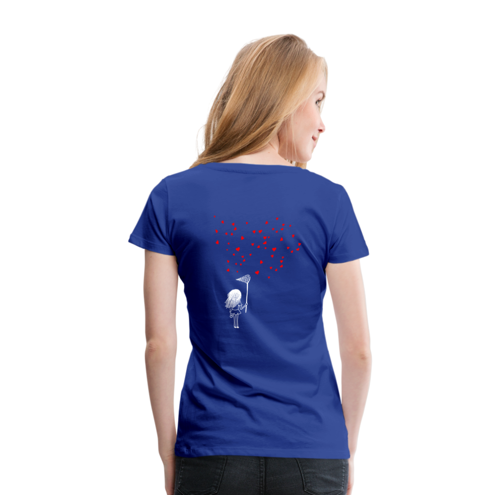 Maglietta Premium da donna | Spreadshirt | Collect Hearts - blue royal