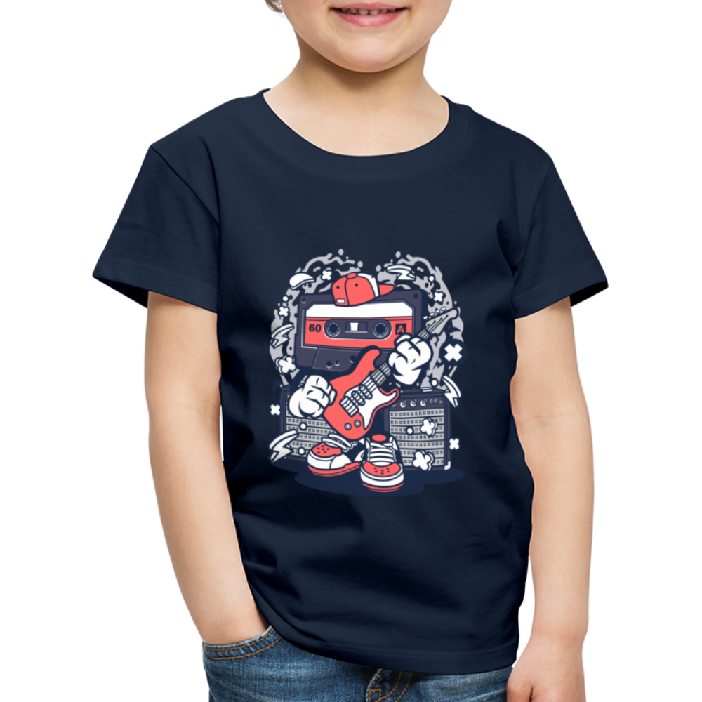 Maglietta Premium per bambini | Spreadshirt | Cassette Rockstar - navy