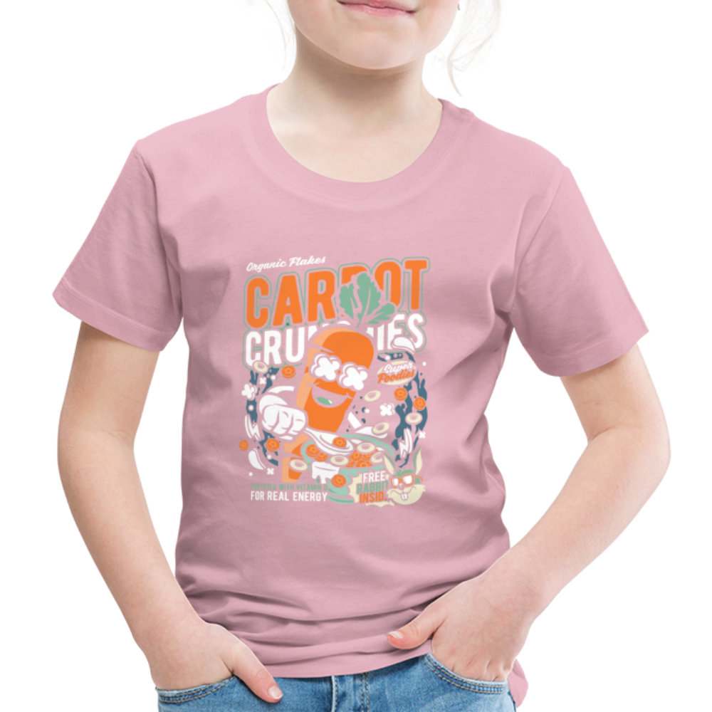 Maglietta Premium per bambini | Spreadshirt | Carrot Crunchies - rosa chiaro