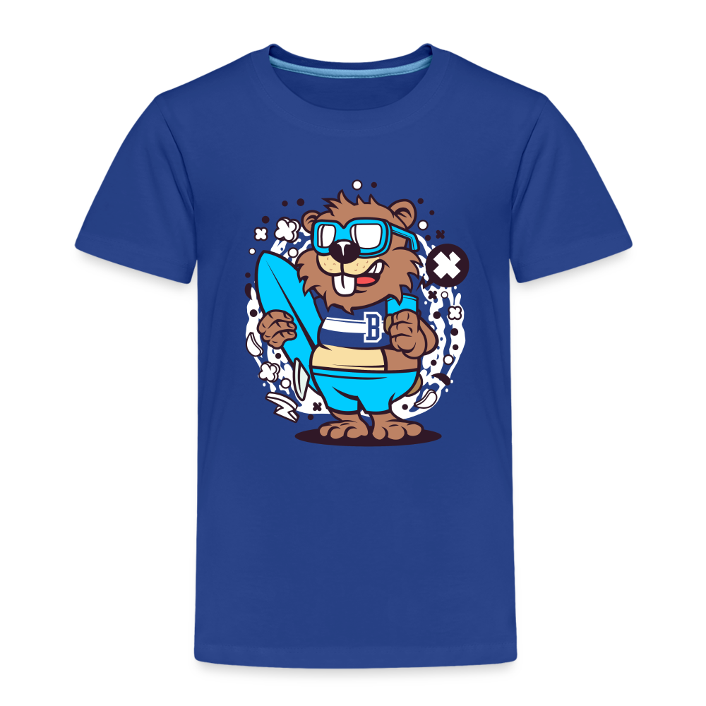 Maglietta Premium per bambini | Spreadshirt | Beaver Surfing - blue royal