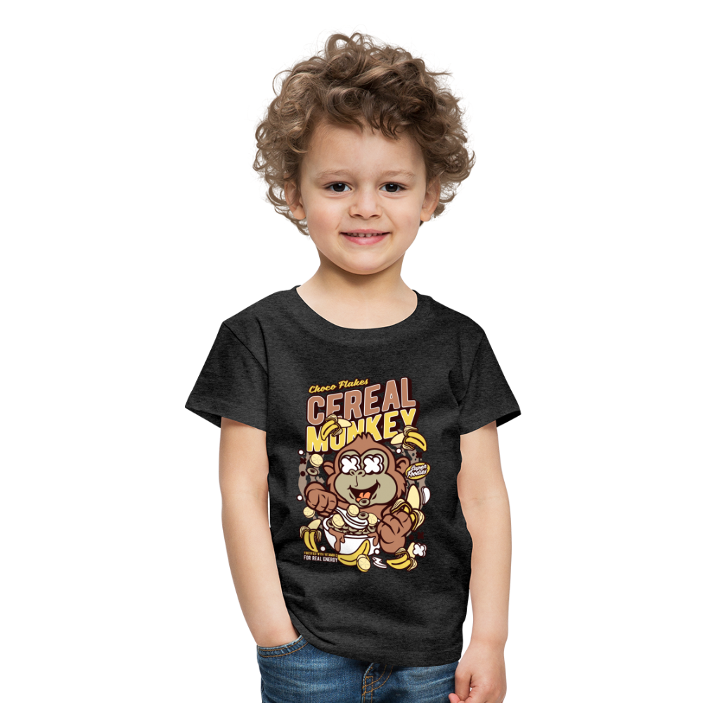 Maglietta Premium per bambini | Spreadshirt | Cereal Monkey - antracite