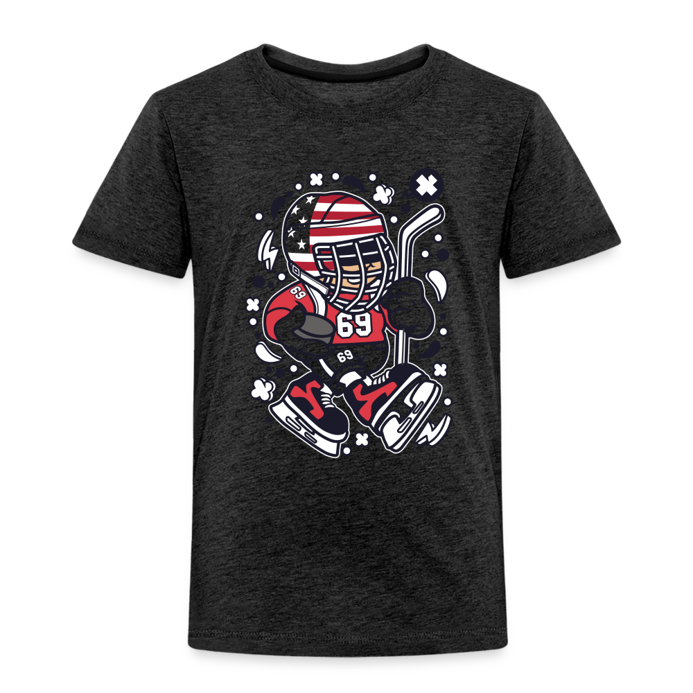 Maglietta Premium per bambini | Spreadshirt | American Hockey Kid - antracite