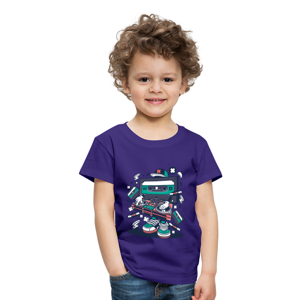 Maglietta Premium per bambini | Spreadshirt | Cassette Disk Jockey - viola