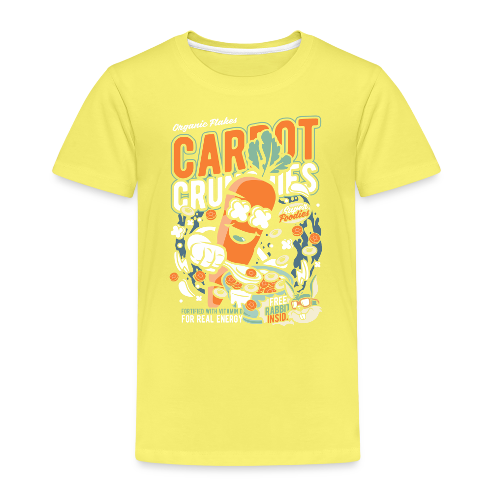 Maglietta Premium per bambini | Spreadshirt | Carrot Crunchies - giallo