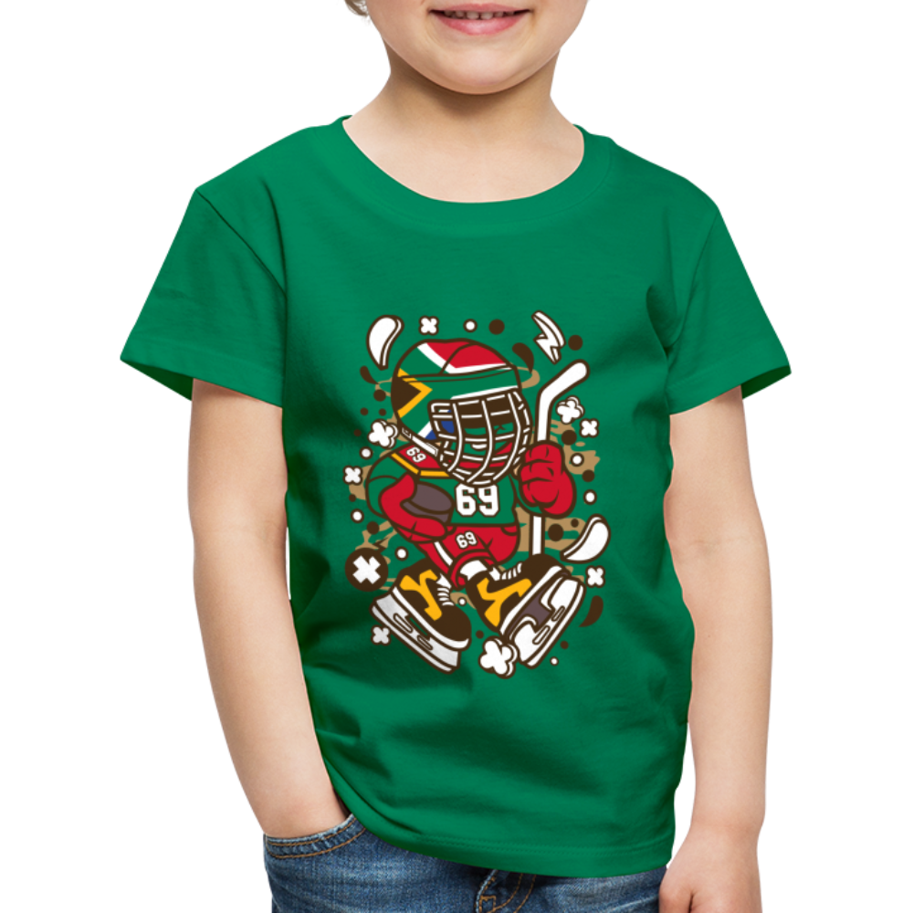 Maglietta Premium per bambini | Spreadshirt | Hockey Kid - verde kelly