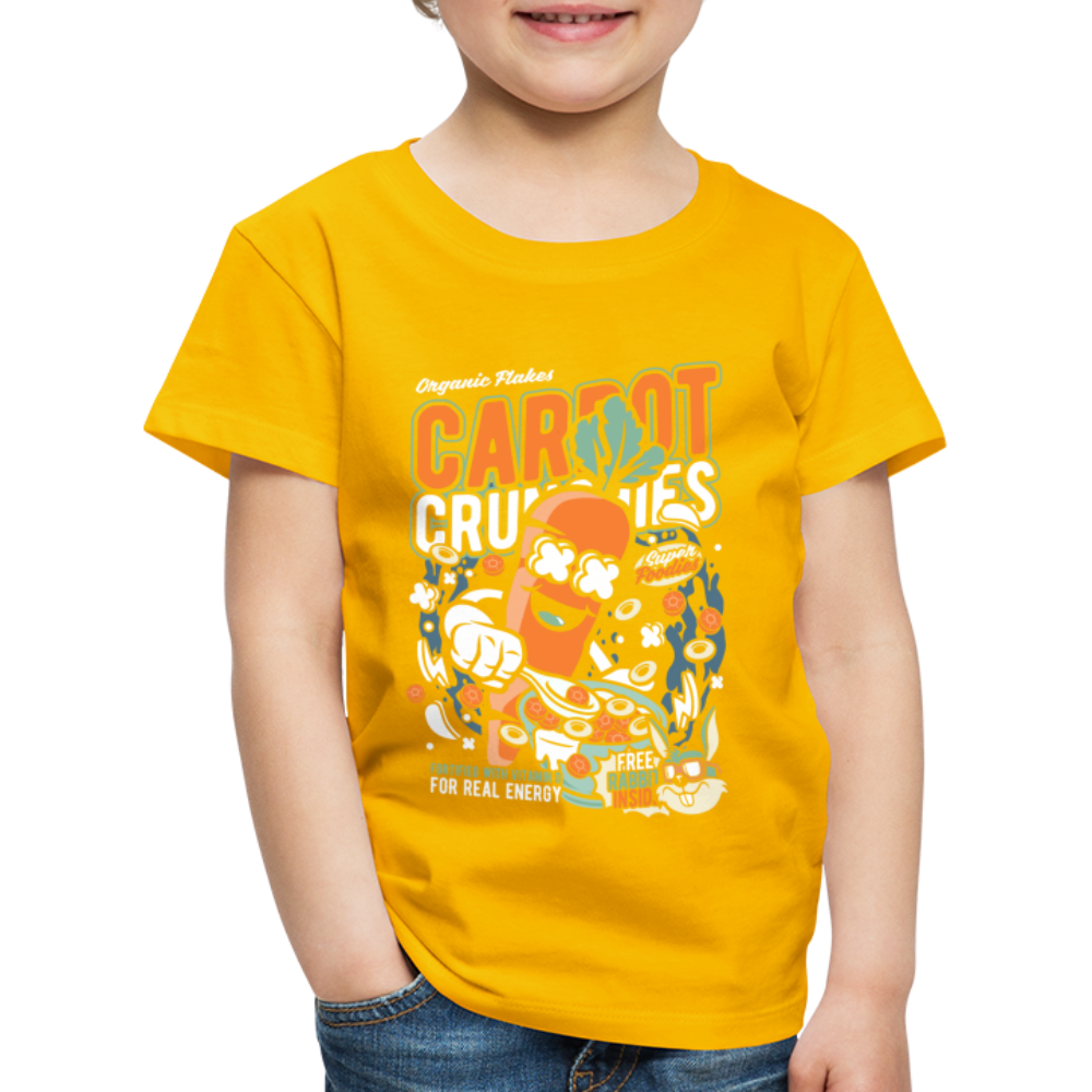 Maglietta Premium per bambini | Spreadshirt | Carrot Crunchies - giallo sole