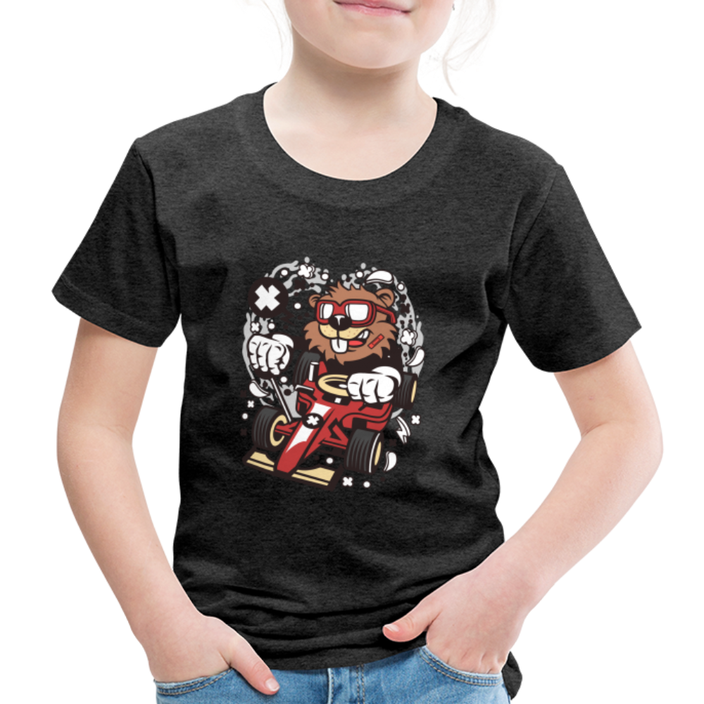 Maglietta Premium per bambini | Spreadshirt | Beaver Racer - antracite