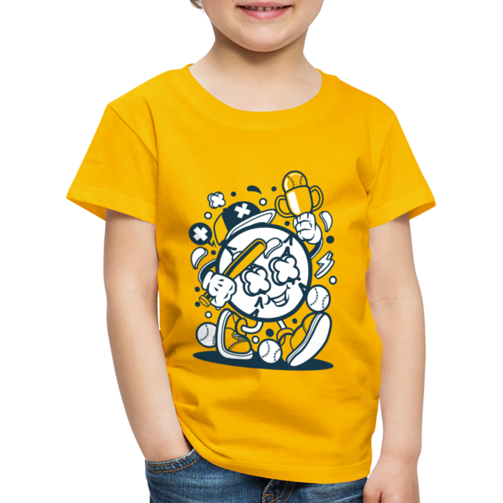 Maglietta Premium per bambini | Spreadshirt | Baseball Champion - giallo sole