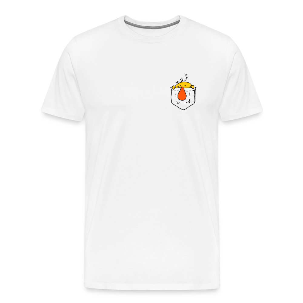 Maglietta Premium da uomo | Spreadshirt | Pocket Bug - bianco