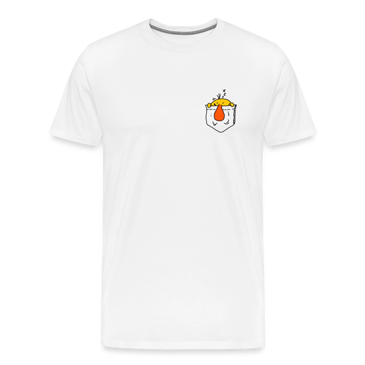 Maglietta Premium da uomo | Spreadshirt | Pocket Bug - bianco