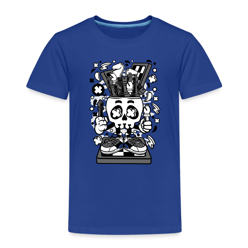 Maglietta Premium per bambini | Spreadshirt | Chess Skull - blue royal