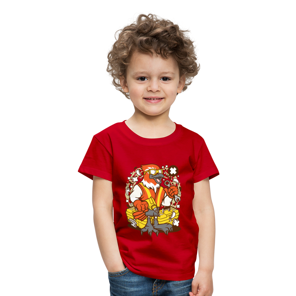 Maglietta Premium per bambini | Spreadshirt | Bird Mechanic - rosso