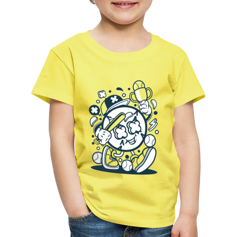 Maglietta Premium per bambini | Spreadshirt | Baseball Champion - giallo