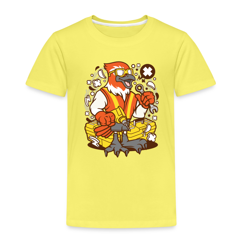 Maglietta Premium per bambini | Spreadshirt | Bird Mechanic - giallo