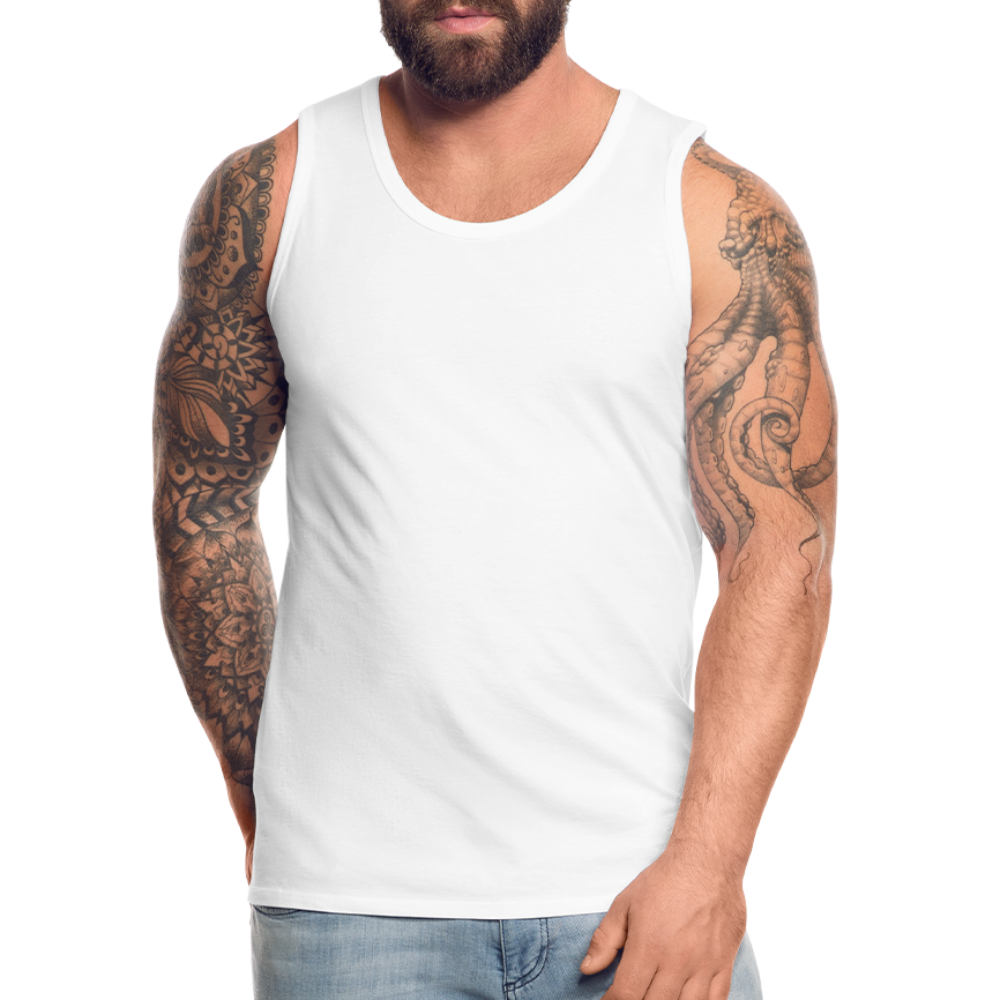 Canotta premium da uomo | Spreadshirt - bianco