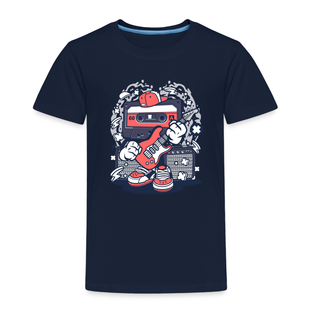 Maglietta Premium per bambini | Spreadshirt | Cassette Rockstar - navy