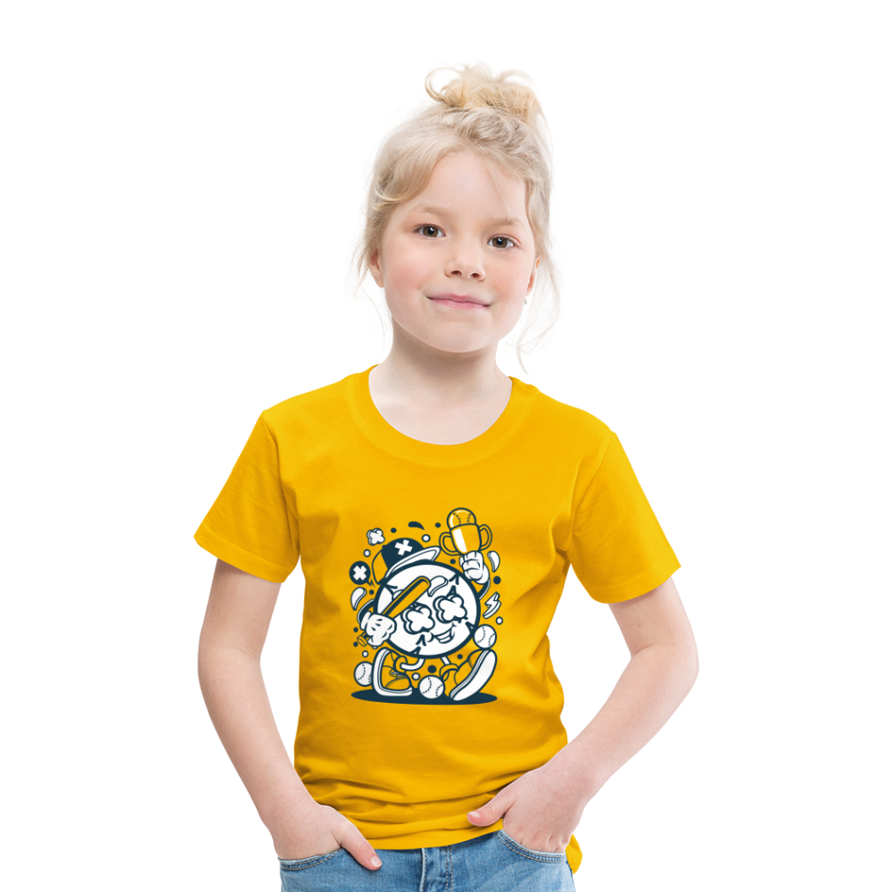 Maglietta Premium per bambini | Spreadshirt | Baseball Champion - giallo sole