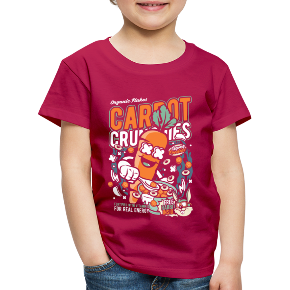 Maglietta Premium per bambini | Spreadshirt | Carrot Crunchies - Borgogna